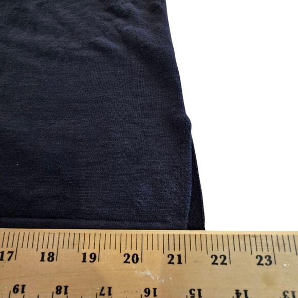 Women’s Medium Bua Bua Blue Sequin Football 3/4 Sleeve Pullover Tunic Top - Picture 9 of 16